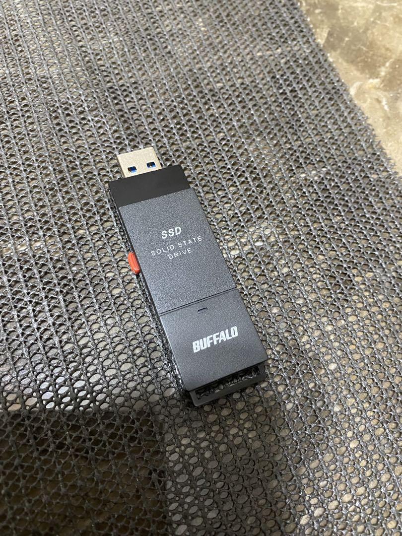 肌触りがいい ポータブルSSD バッファロー 1TB 未使用 Amazonで購入したばかり 外付けハードディスク・ドライブ