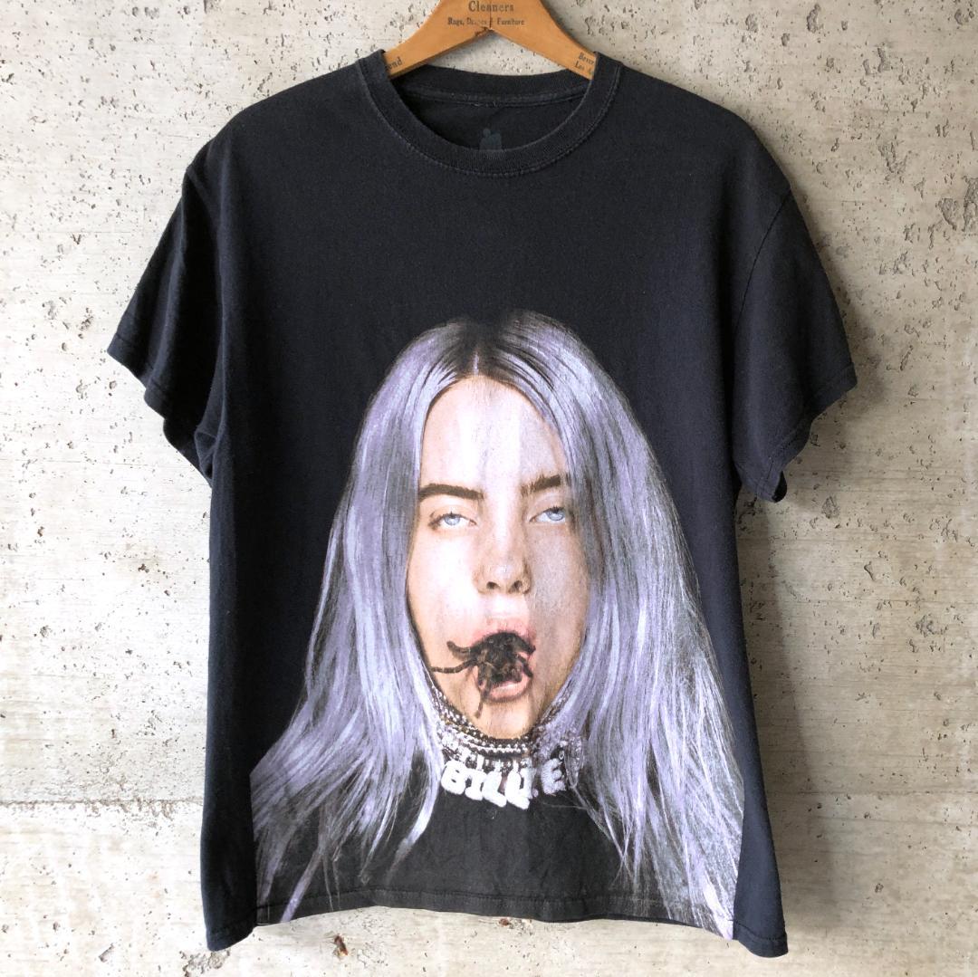2019オフィシャル Billie Eilish タランチュラ プリントtシャツ Billie Eilish ビリー・アイリッシュ 2019年タランチュラTシャツ