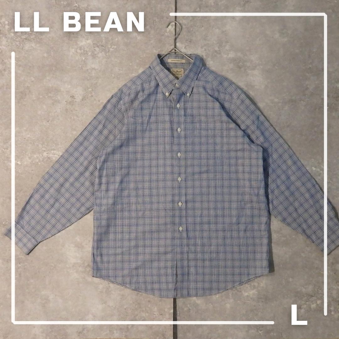 【美品】爽やかチェックで好印象。L.L.Beanの機能派シャツ。