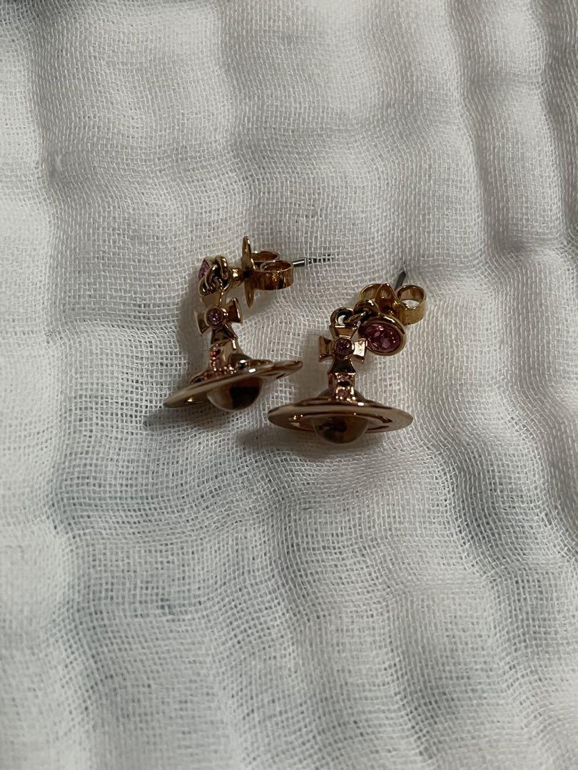 Vivienne Westwood MOLLY ドロップピアス ピンクゴールド
