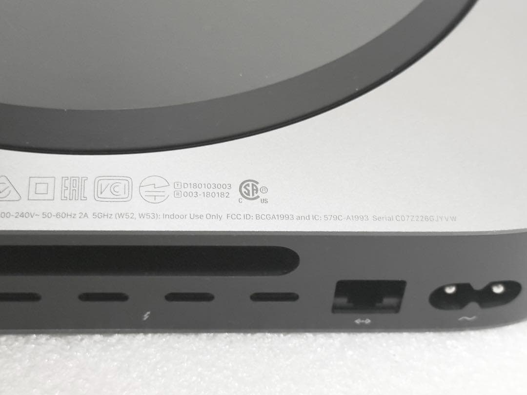 正常動作確認済 Mac mini 2018 32GB 128GB スペースグレイ 正常動作確認済 Mac mini 2018 32GB 128GB スペースグレイ