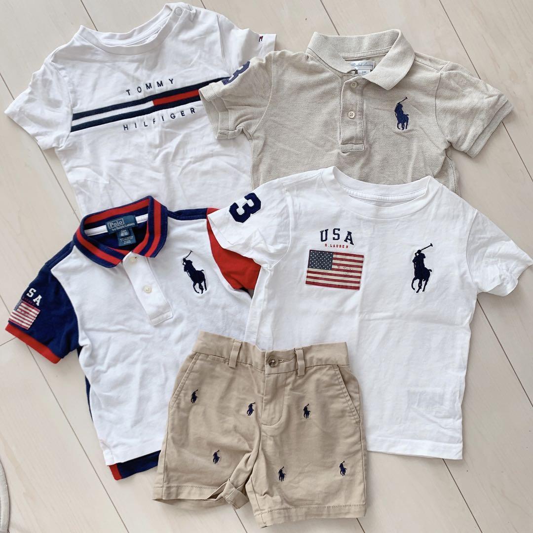 used☆ラルフローレン・TOMMY HILFIGER 計5点