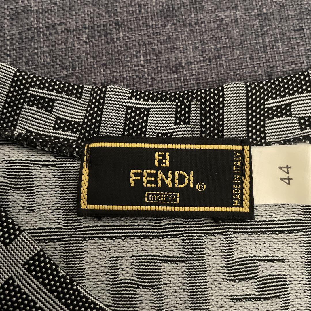 FENDI】ノースリーブ ワンピース ズッカ柄 ブラウン ヴィンテージ