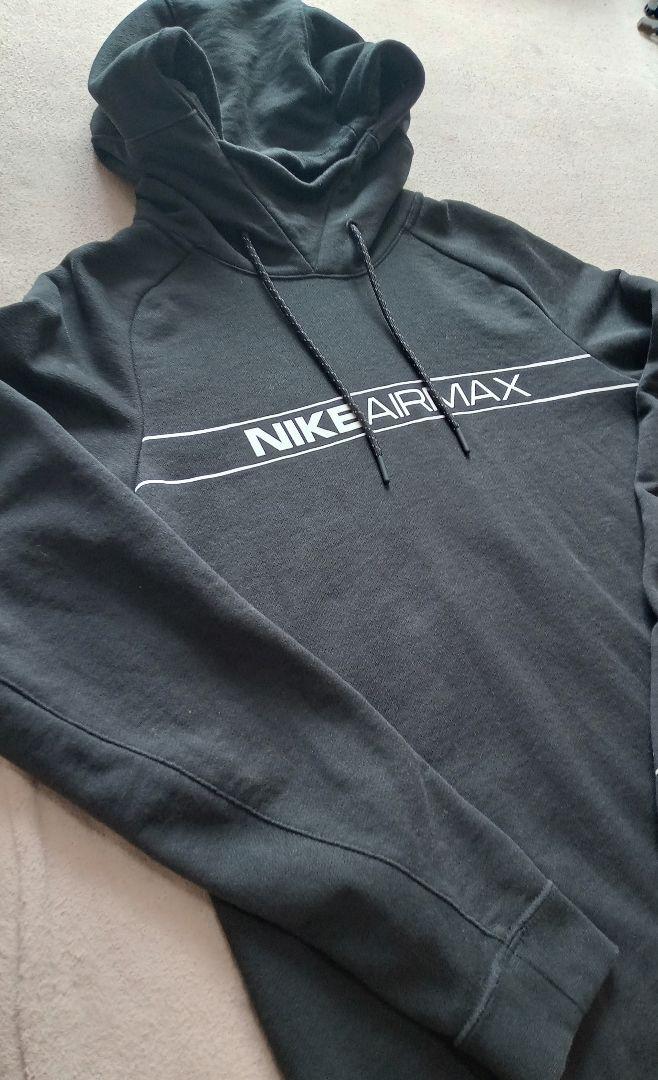 ナイキ NIKE AIR MAX パーカー ブラック 忍者フード リフレクター