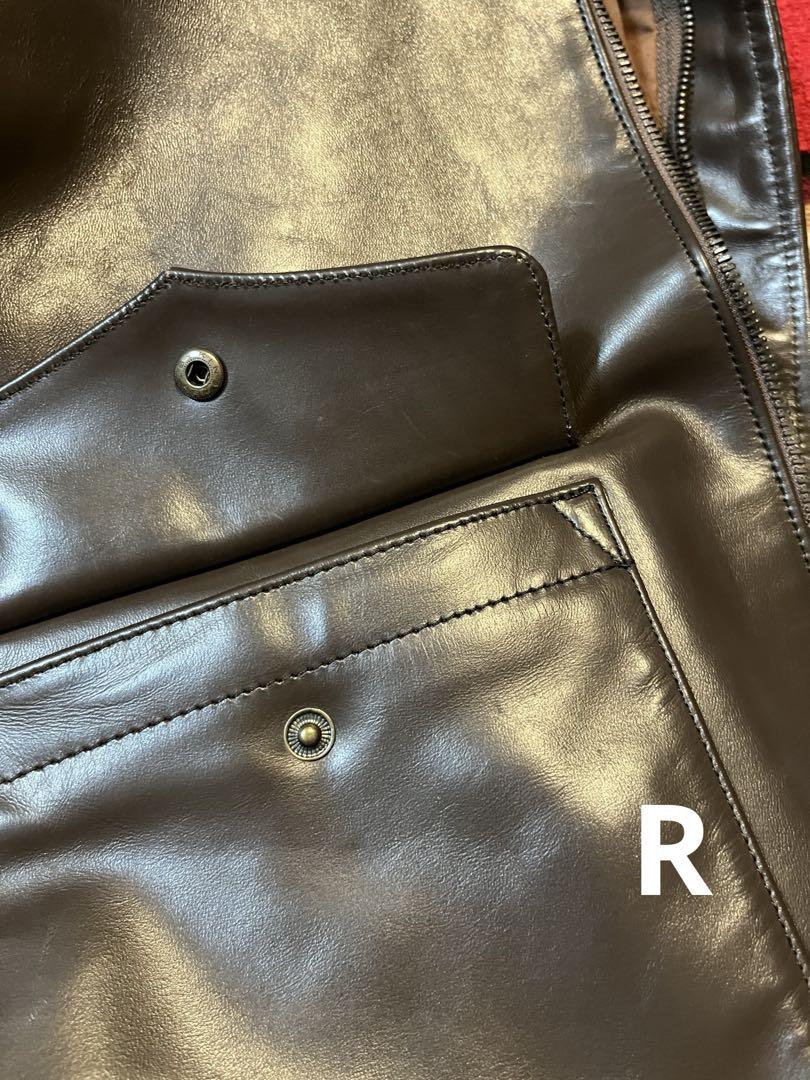 【美⭐️USED】NAKATA SHOTEN A-2 ホースレザージャケット 38