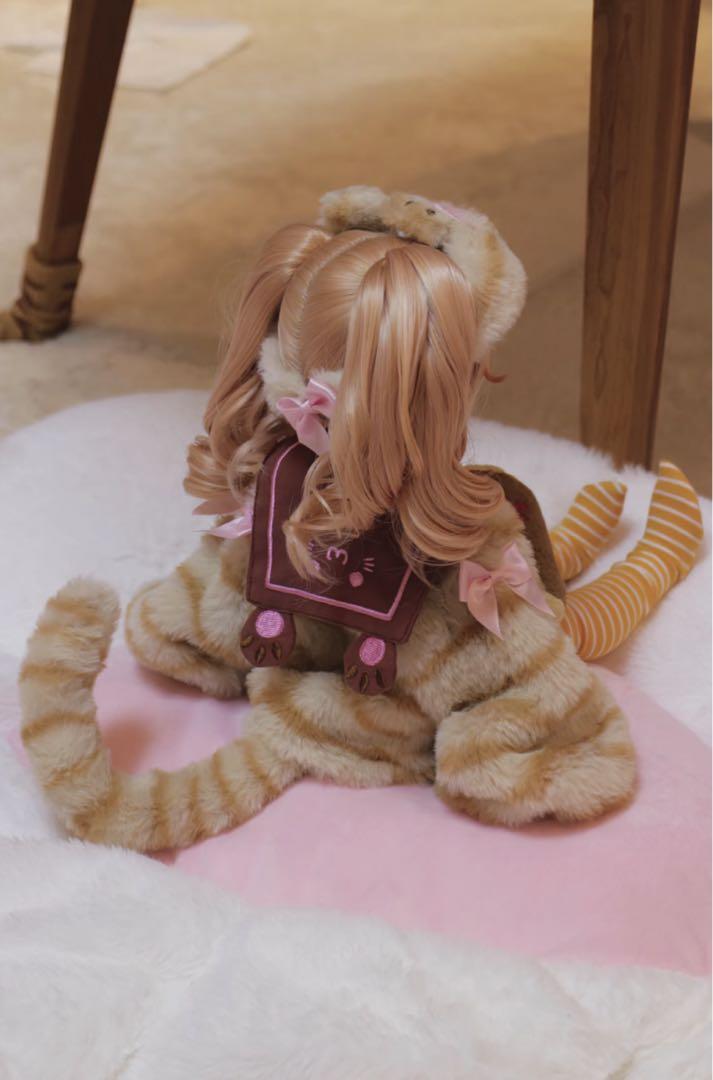 1/4 お洋服セット 虎 オレンジ ネコ