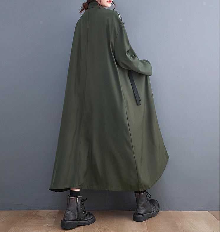 大きいサイズ レディース ワンピース　ロング　ジップ　春 秋冬 新品 長袖