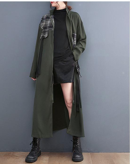 大きいサイズ レディース ワンピース　ロング　ジップ　春 秋冬 新品 長袖