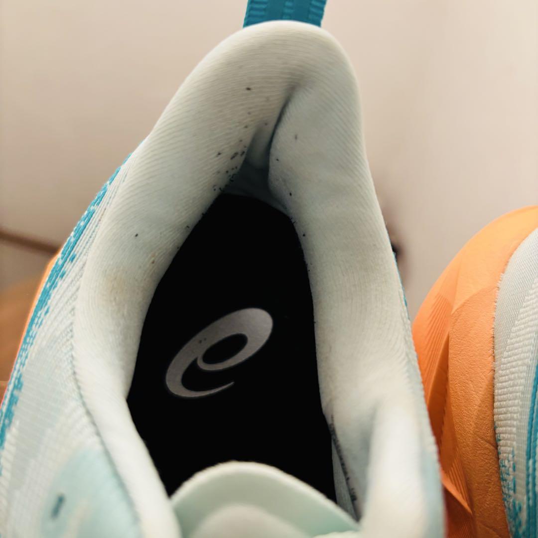 極美品 asics NOVABLAST 5 26cm ブルー スパイク・シューズ
