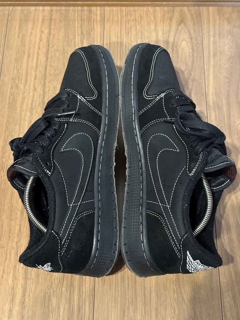 Travis Scott × Jordan1 Low Black Phantom 画像5