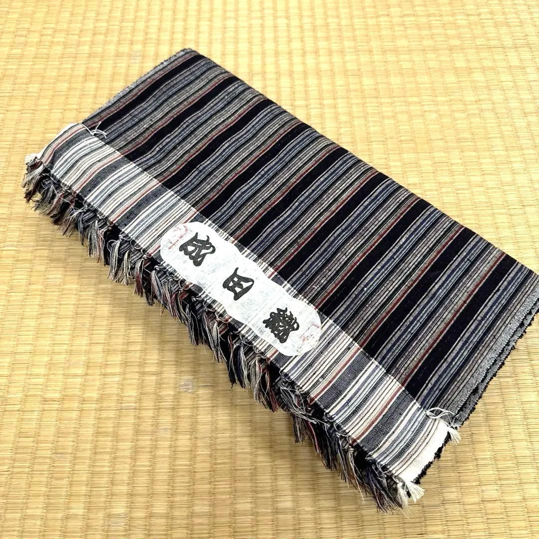 綿紬反物　成田織