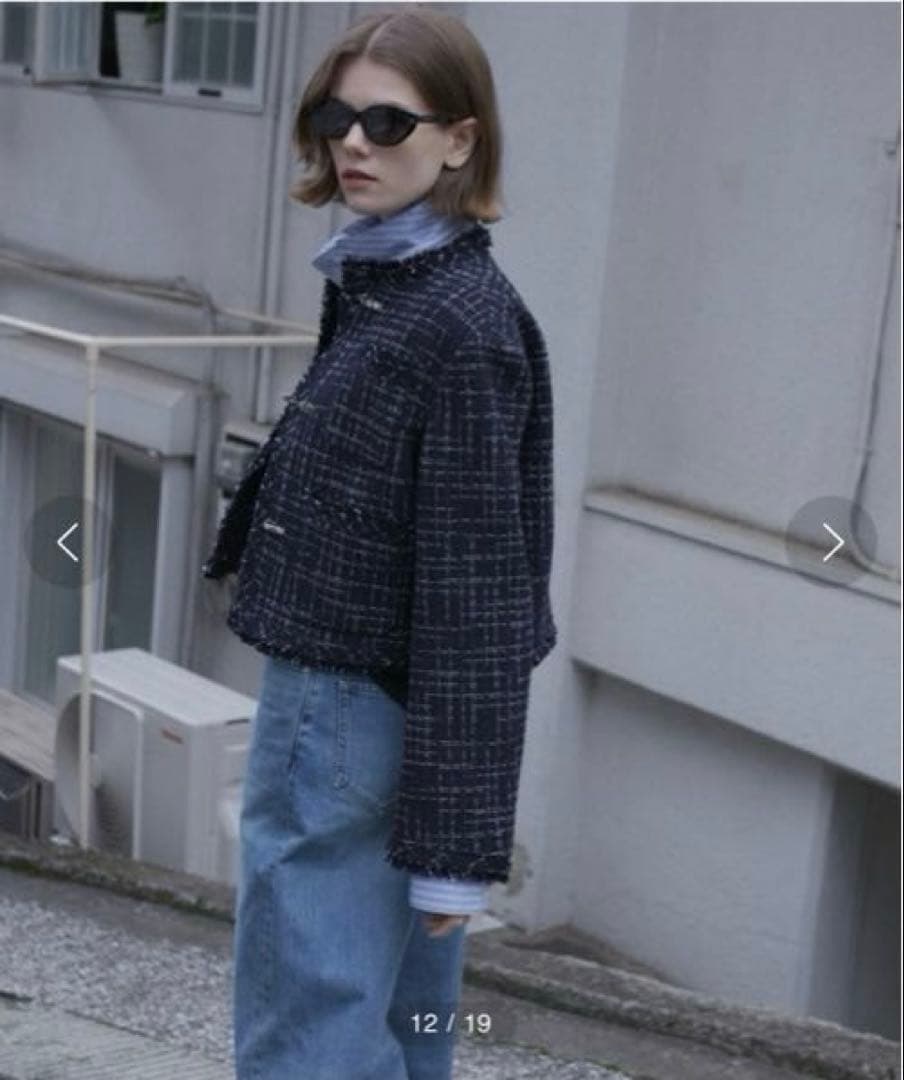 BLEU ルストロツイードジャケット