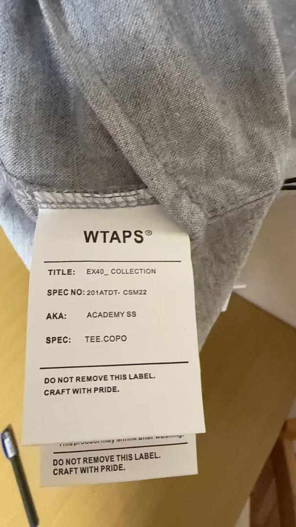 WTAPS ベースボールシャツ サイズX 02 グレー r WTAPS ベースボールシャツ サイズX 02 グレー r - メルカリ