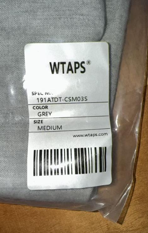 WTAPS ベースボールシャツ サイズX 02 グレー r WTAPS ベースボールシャツ サイズX 02 グレー r - メルカリ