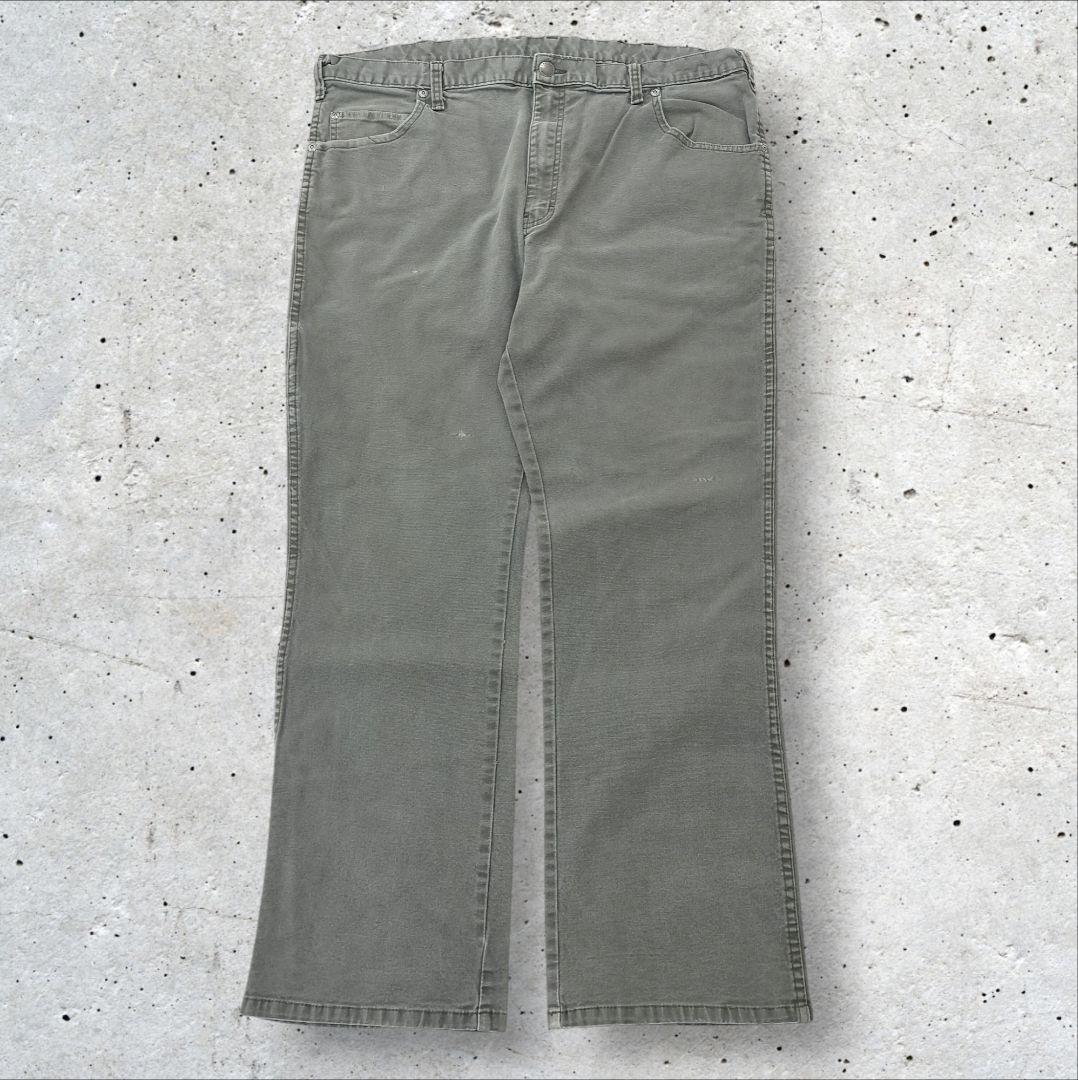 新到着 90s Dickies ディッキーズ ワークパンツ W38 オリーブグリーン パンツ