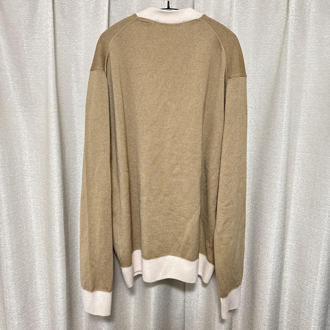 【Maison Kitsune】ベイビーフォックス カーディガン ベージュ XL