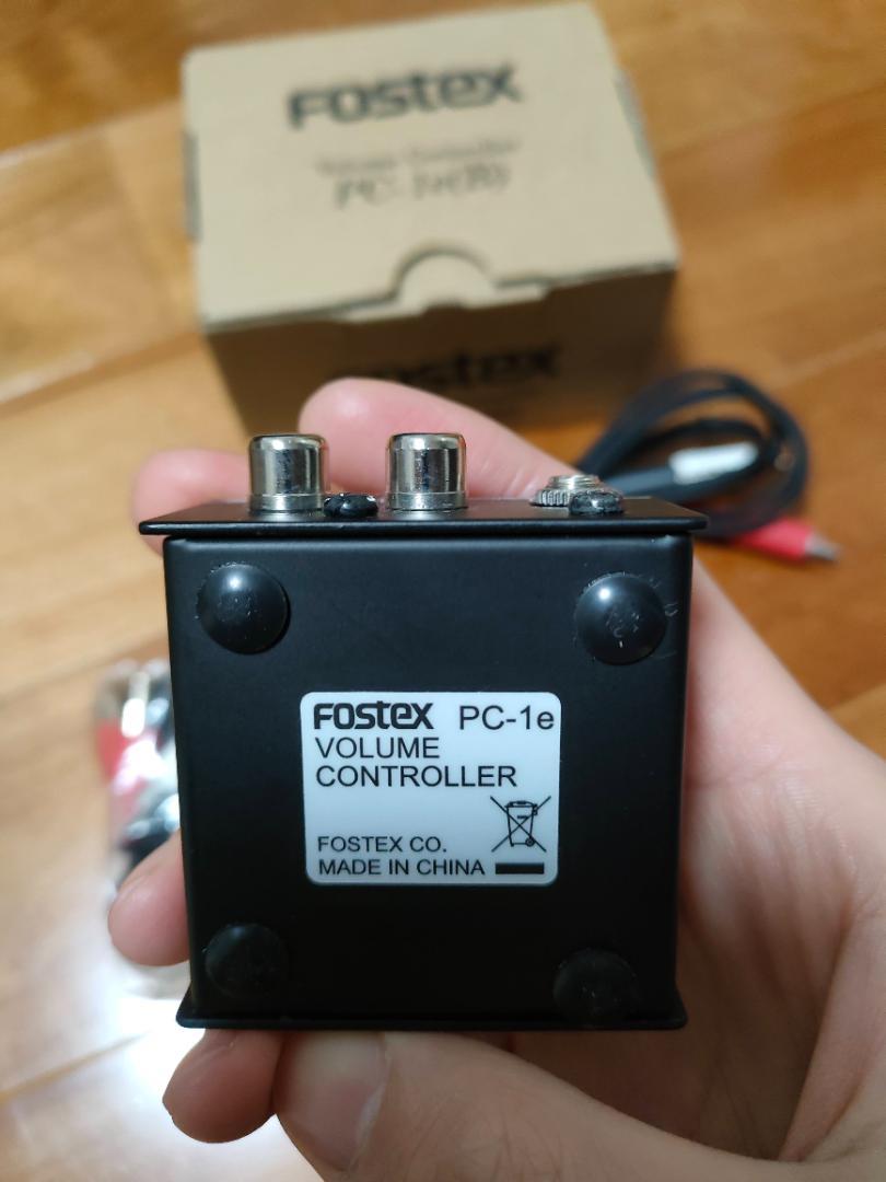豊富な得価 Fostex 2台セット ボリュームコントローラー付き ORomB-m82073451246 PM0.4d ブラック 品質保証定番