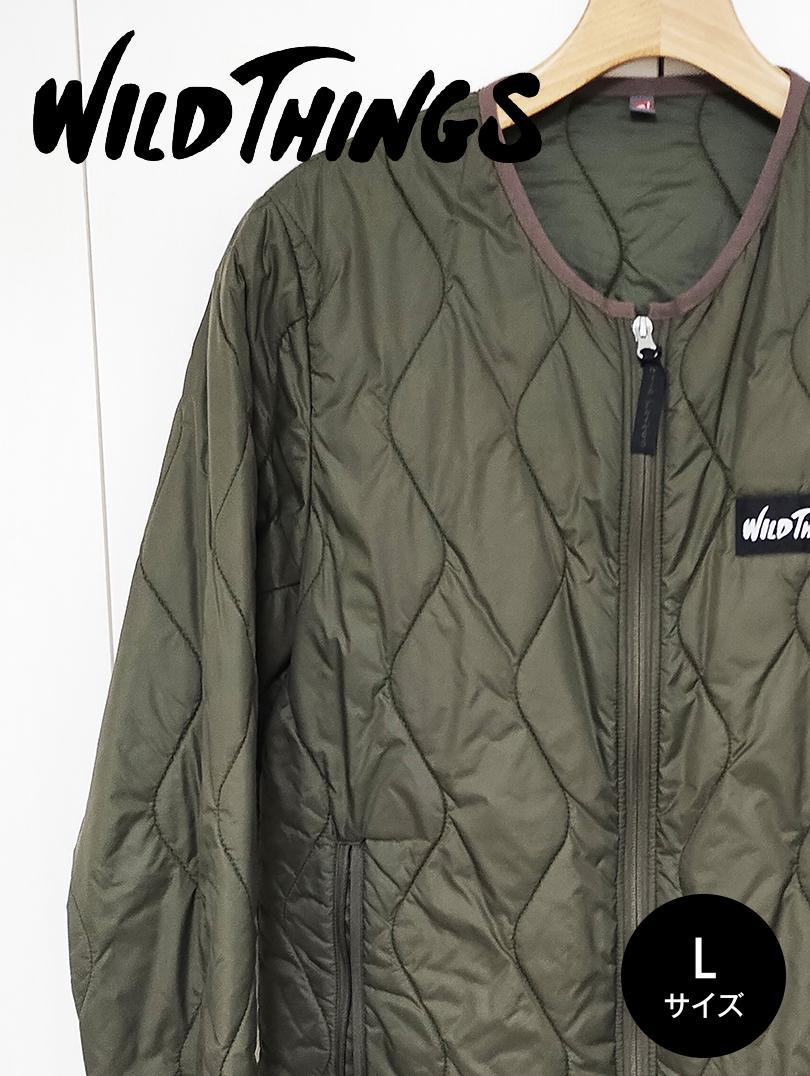 美品 WILD THINGS 別注 プリマロフト ノーカラージャケット