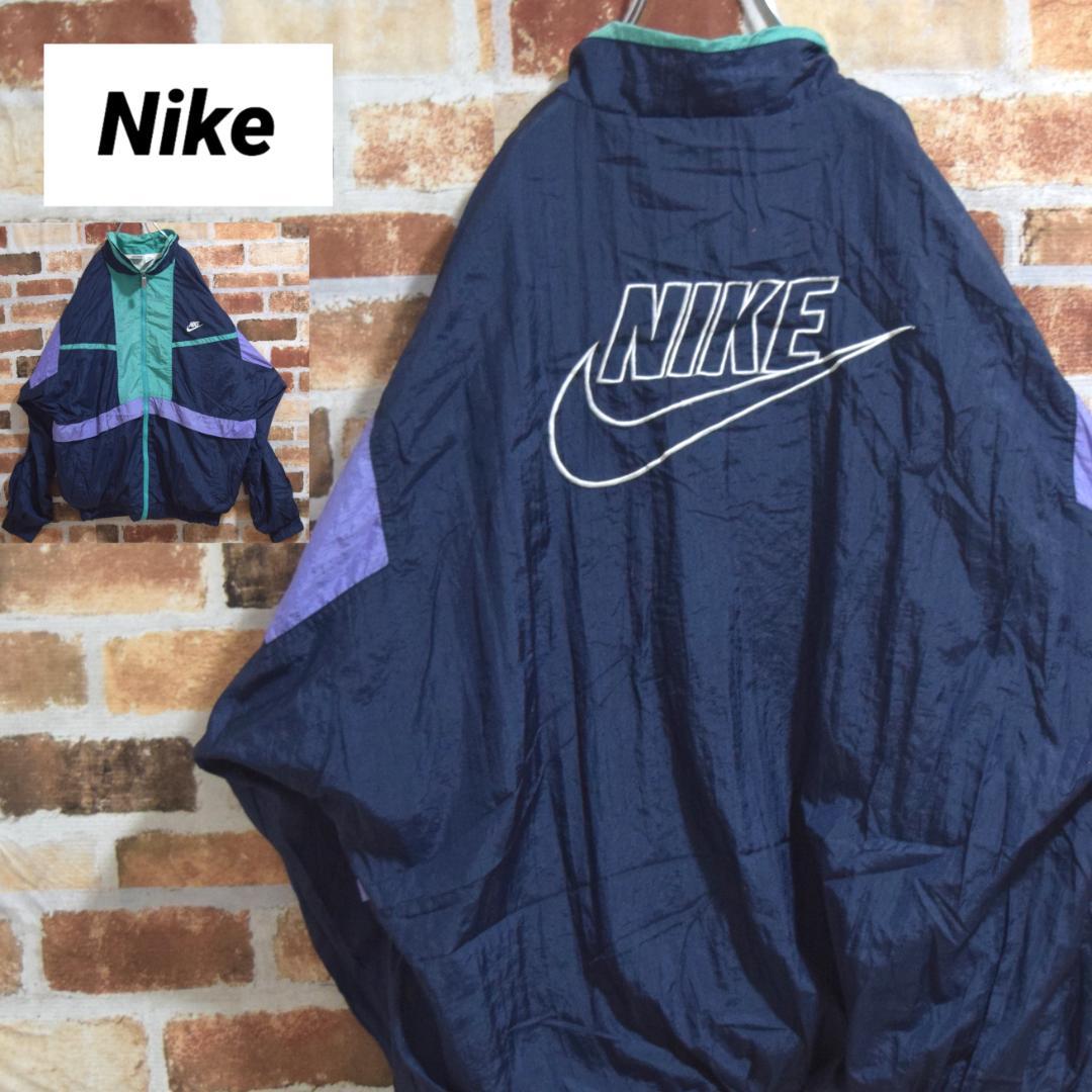7934円 【驚きの価格が実現!】 90's NIKE ナイキ ナイロンジャケット モノトーン ビッグロゴ 7934円 【驚きの価格が実現!】 90's NIKE ナイキ ナイロンジャケット モノトーン ビッグロゴ
