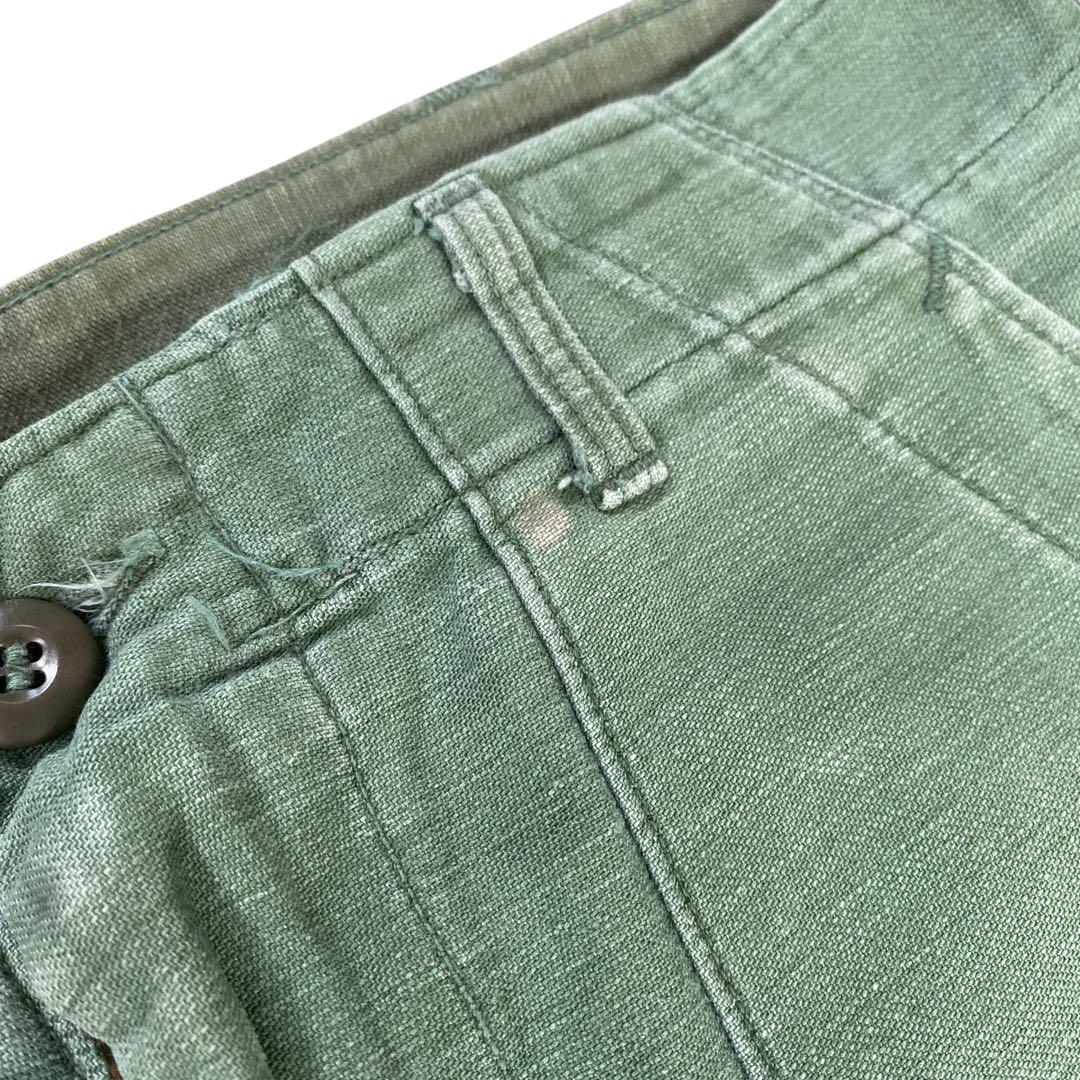 ［希少］70s vintage U.S. ARMY ベイカーパンツ OG-107