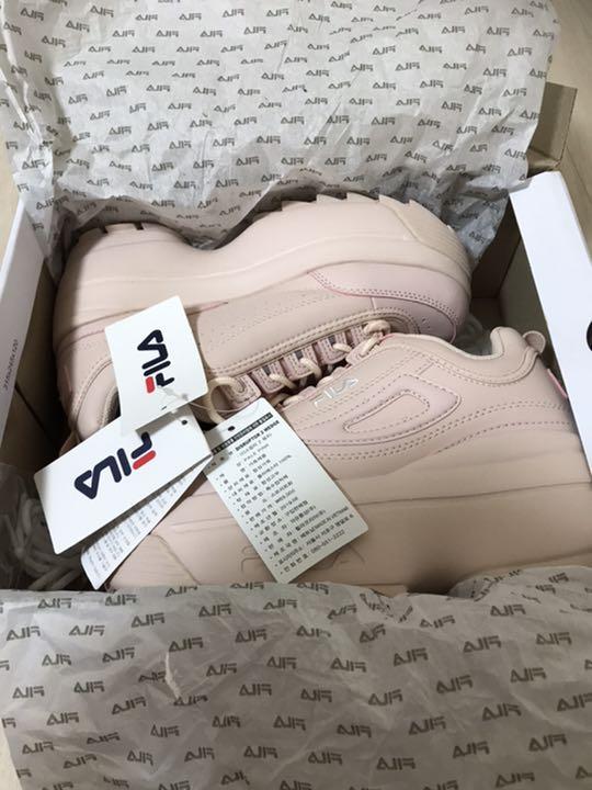 FILA 厚底スニーカー 新品未使用タグ付き ピンク レア