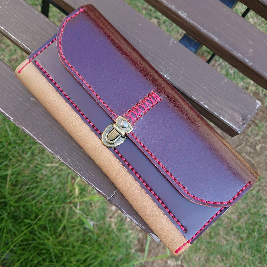 【本革ハンドメイド】本革『長財布』 ◆限定一点◆