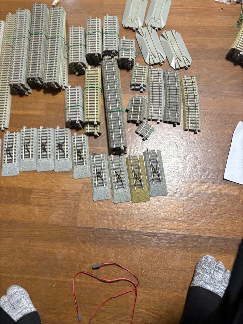 HOゲージ 鉄道レールパーツセット