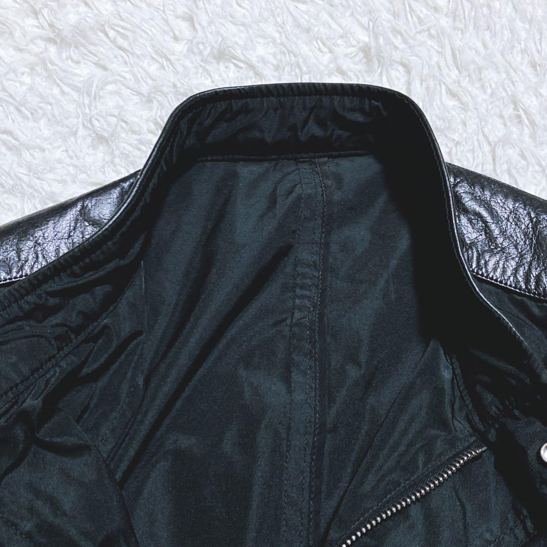 美品 コムサ最高峰ARTISANアルチザン 黒レザー シングルライダース 楽天市場】ONE 4 PREMIUM ◇ラムタッチ PUレザー ライダース