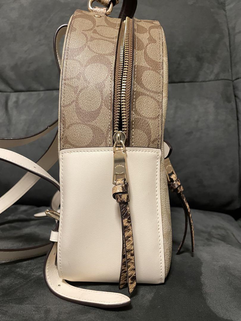 【美品！激レア！値下げ！】COACH コーチ リュック シグネチャー×パイソン