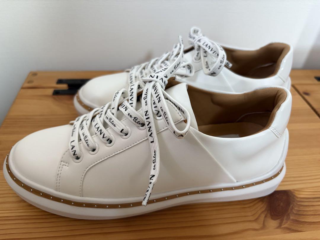 レースアップスニーカー　ランバン オン ブルー（LANVIN en Bleu）