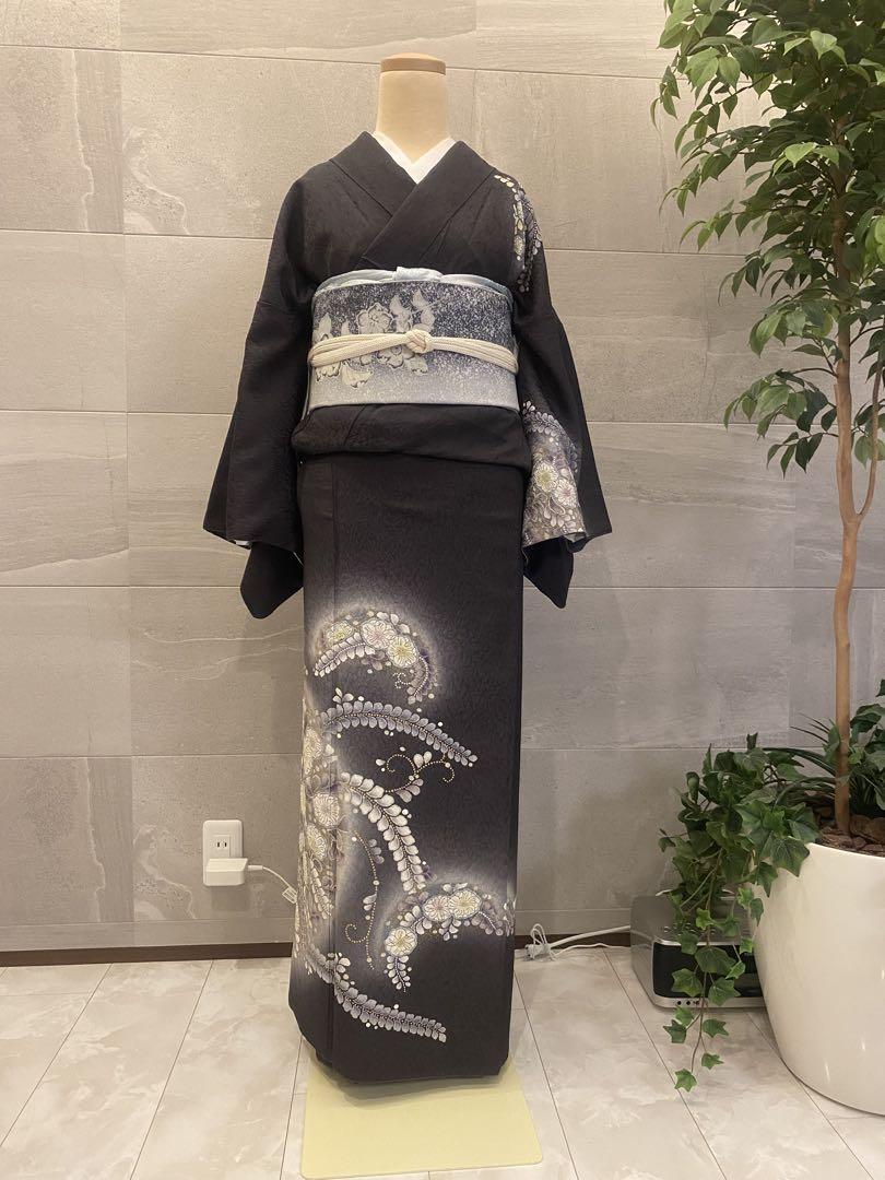 お得なセール情報 訪問着 袋帯セット 金彩 暈し染め 辻が花 着物・浴衣