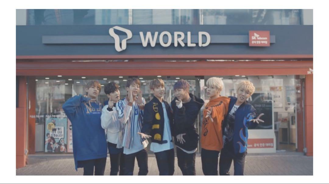 BTS 防弾少年団 SK telecom テレコム公式　フィギュア ジミン