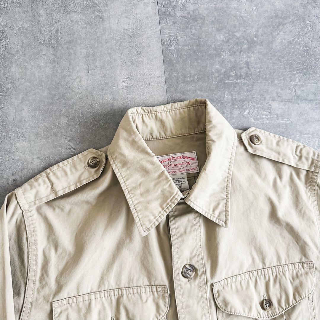 90's FILSON コットンポプリン サファリジャケット - 渋谷の古着