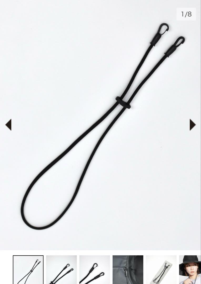 美品　サンバリア 100 トラベルハット　ブラック　Mサイズ　純正ストラップ付き