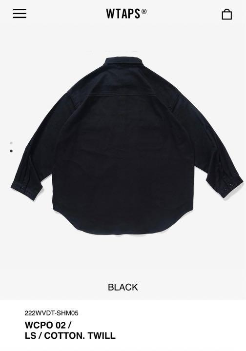 WTAPS 22AW WCPO 02 LS TWILL ダブルタップス
