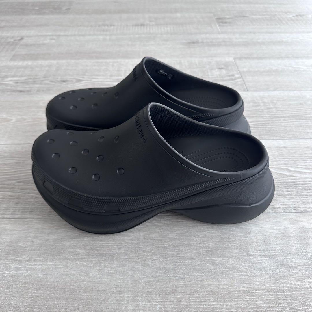 BALENCIAGA CROCS MULE BLACK 43 登坂広臣着用
