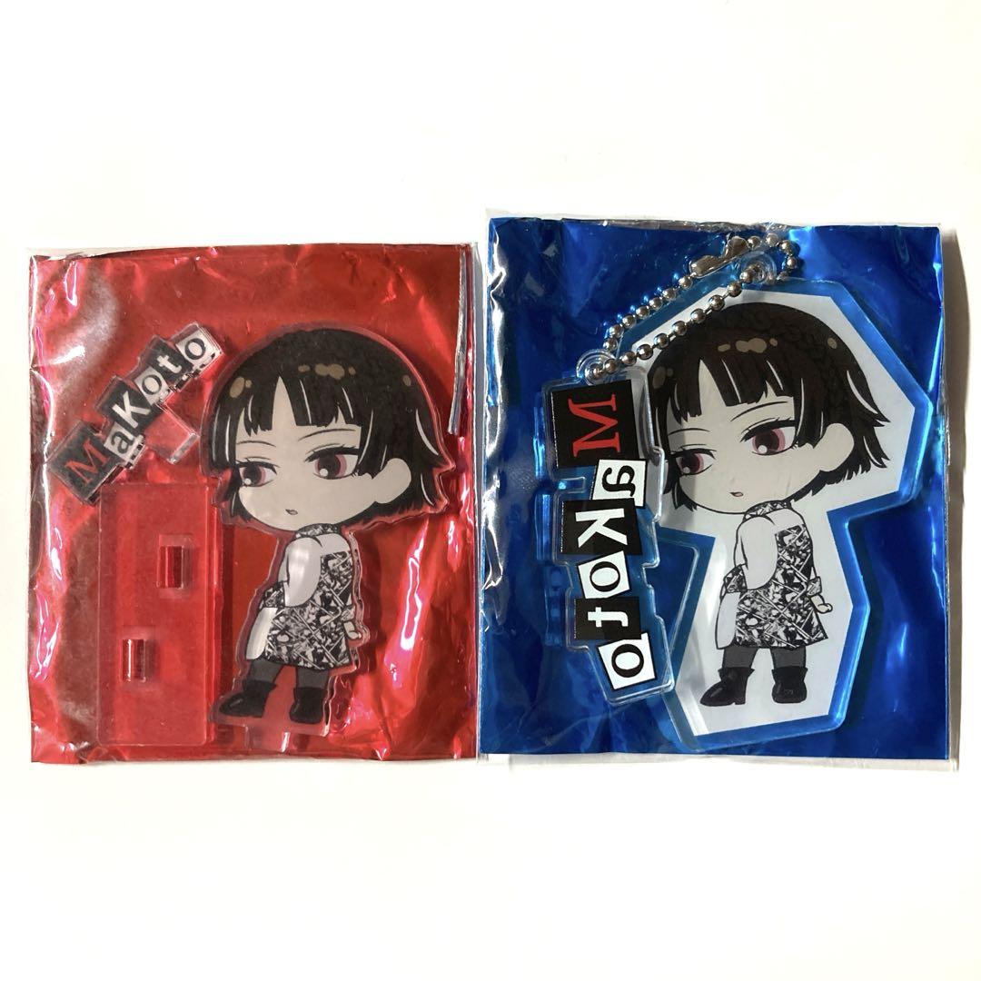 ペルソナ5S 購入特典 アクリルコースター 新島真 R4G × ペルソナ5 ザ・ロイヤル アクスタ アクリルキーチェーン
