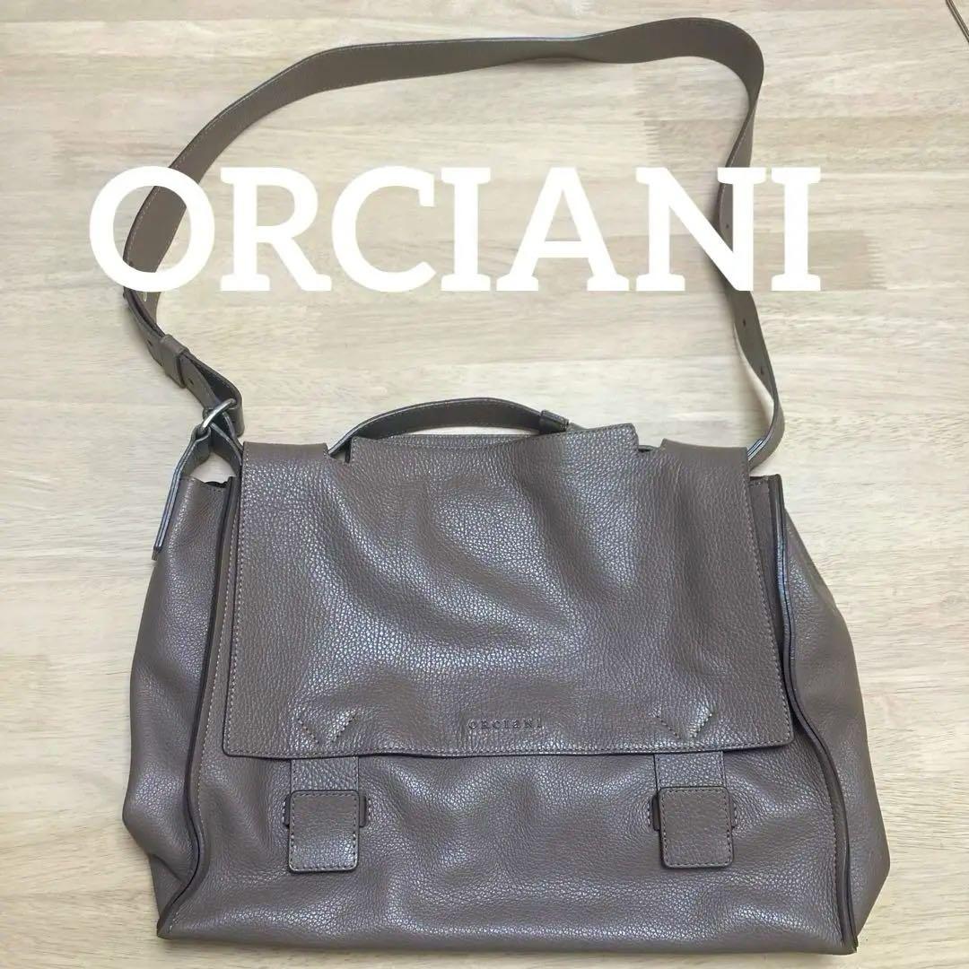 ORCIANI オルチアーニ 本革 ショルダーバッグ メンズ ビジネスバッグ