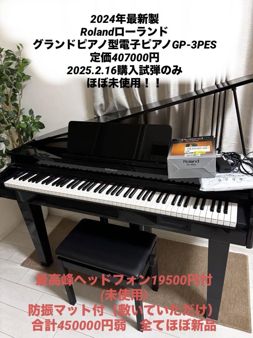 未使用Roland電子ピアノグランドGP-3-PES CASIO GP1000