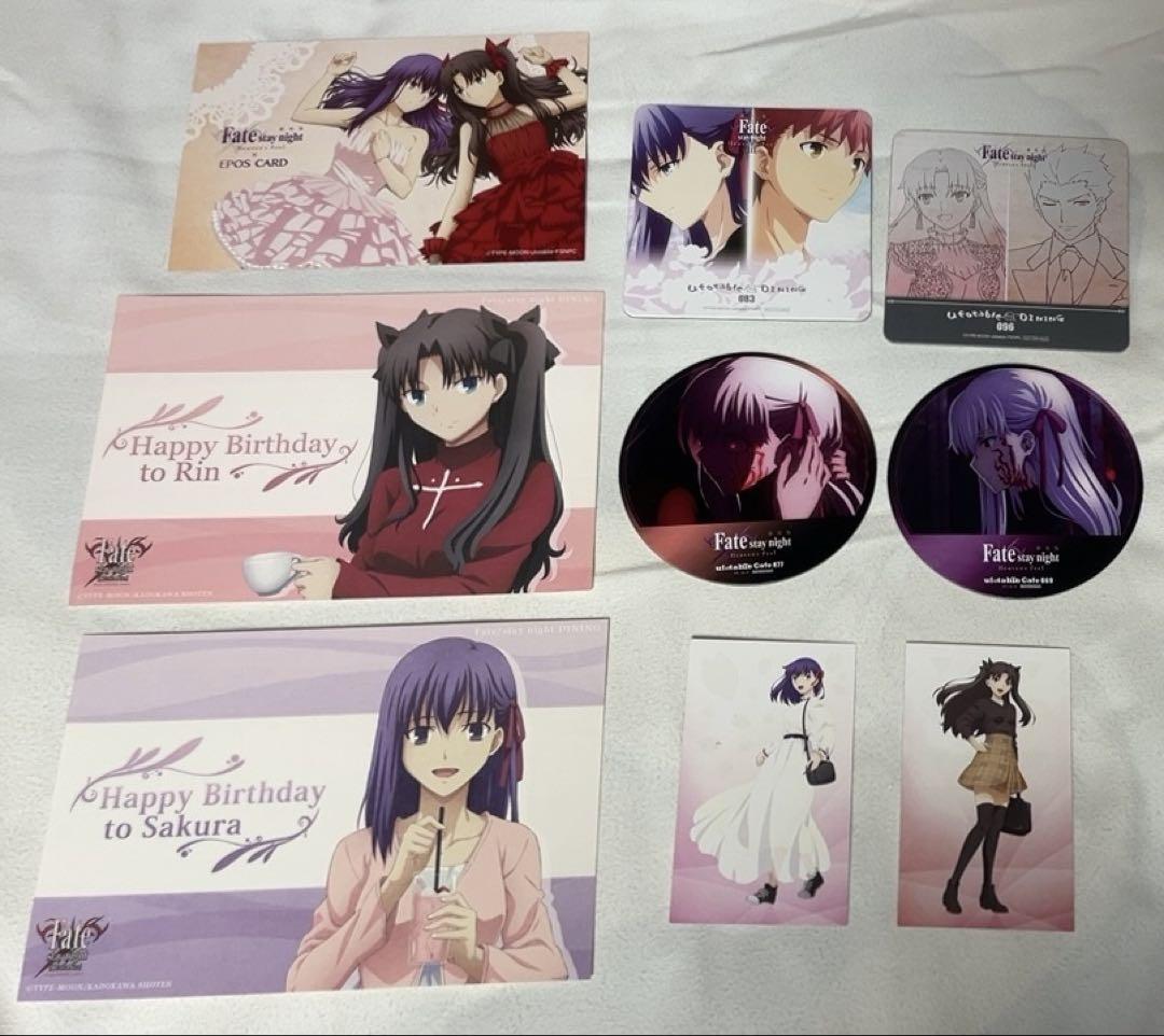Fate fgo 遠坂凛　間桐桜　誕生日　バースデーカード　希少品　フィナーレ