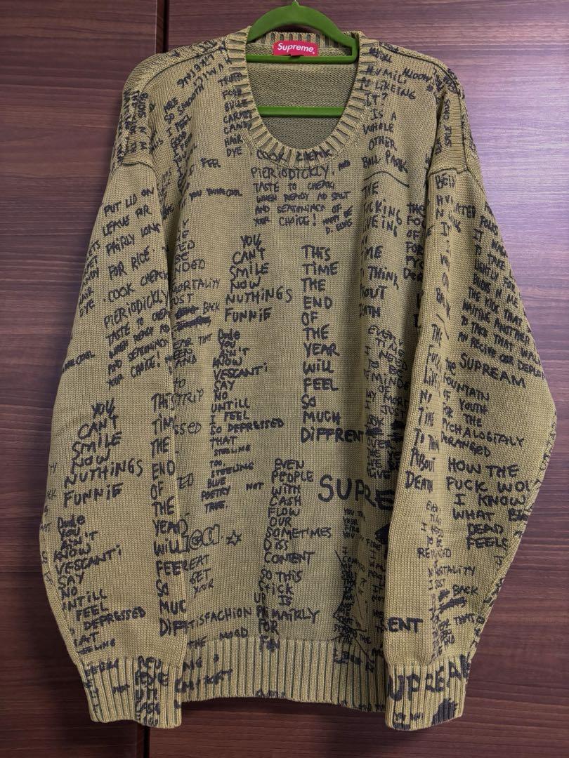 トップス Supreme Gonz Poems Sweater