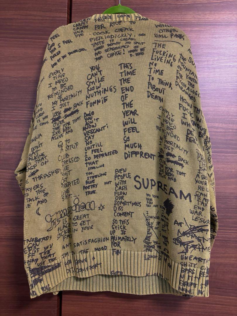 トップス Supreme Gonz Poems Sweater