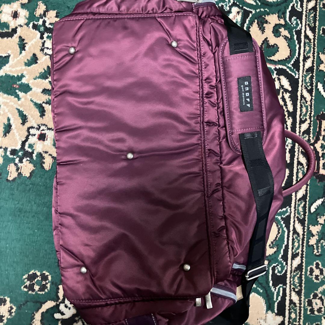 美品　ONOFF オノフ　ゴルフ　2way ボストンバッグ　ショルダーバッグ