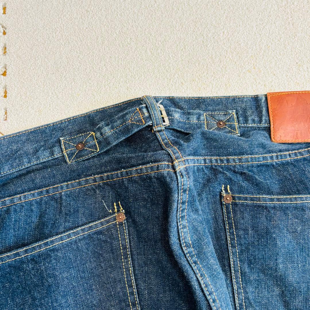 Tenderloin テンダーロイン デニムパンツ 濃いインディゴ シンチバッグ Tenderloin テンダーロイン デニムパンツ 濃いインディゴ シンチバッグ