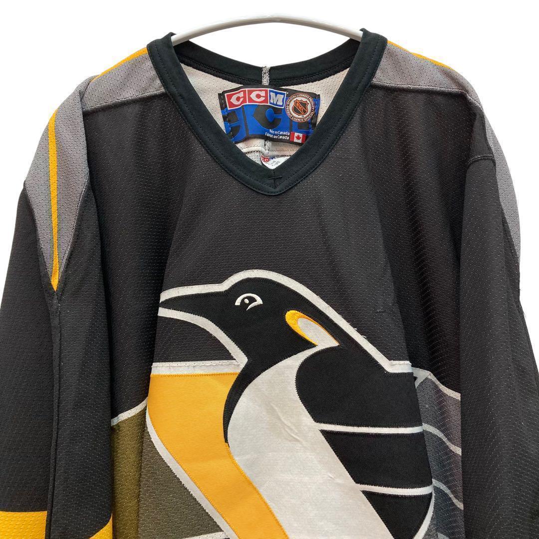 CCM NHL ピッツバーグ・ペンギンズ アイスホッケー ゲームシャツ 古着