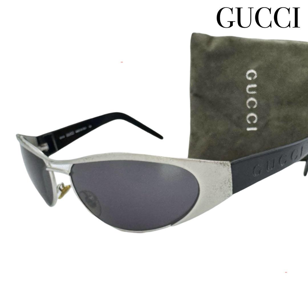 GUCCI グッチ サングラス メガネ 眼鏡 メンズ レディース シルバー