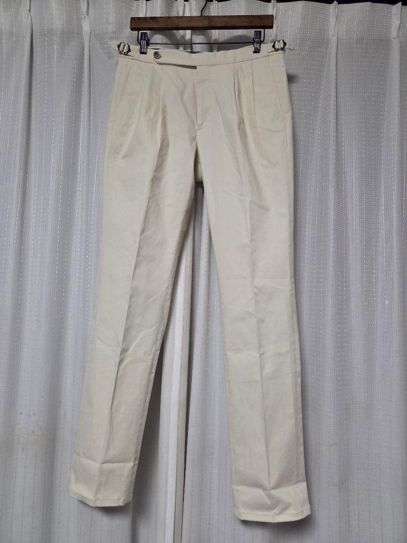 【美品】GTA　2p　HERRICK　コットン　アイボリー　46　秋冬