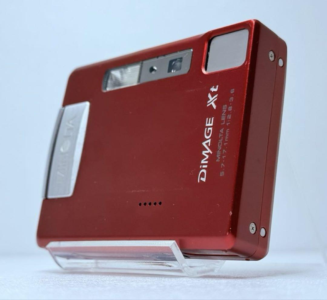 MINOLTA DiMAGE Xt レッド 動作確認済 説明欄要読 - メルカリ