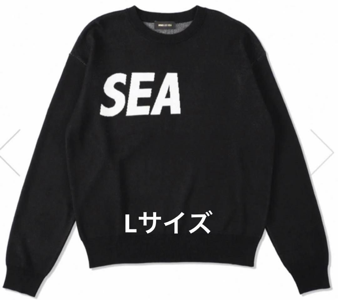 トップス WIND AND SEA SEA SILK_BLEND KNIT / BLACK