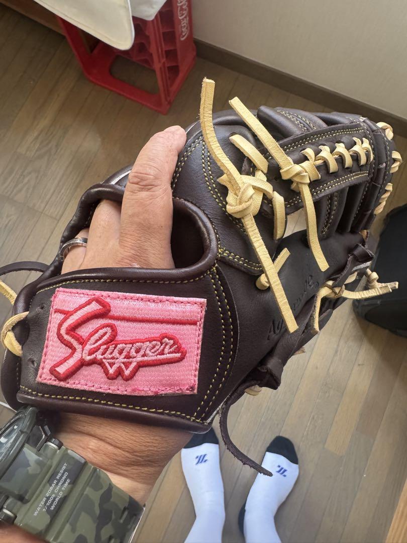 Slugger 軟式野球グローブ バーガンディ【中野拓夢モデル/未使用】